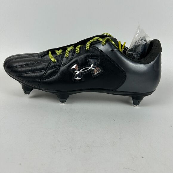 Under Armour Hydrastrike II SG Soccer Cleats Womens US 11 Black with Extra Laces - Picture 9 of 13